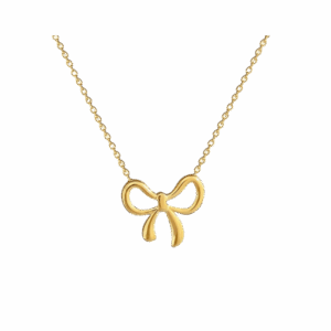 Bow Charm Necklace